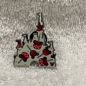 Disney Hidden Mickey Candy Apple Castle Pin 2025